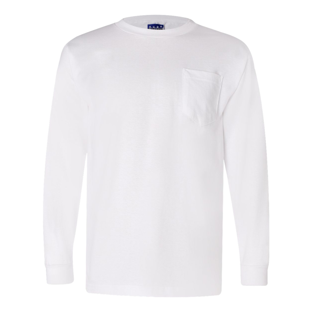 Bayside Union Made Long Sleeve Pocket T-Shirt