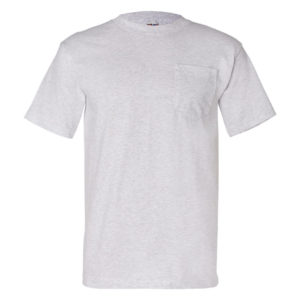 Bayside USA Made Heavyweight Pocket T-shirt