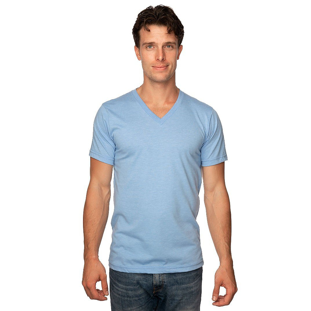 Royal Apparel USA Made Unisex TriBlend V-Neck T-shirt | Image Pointe