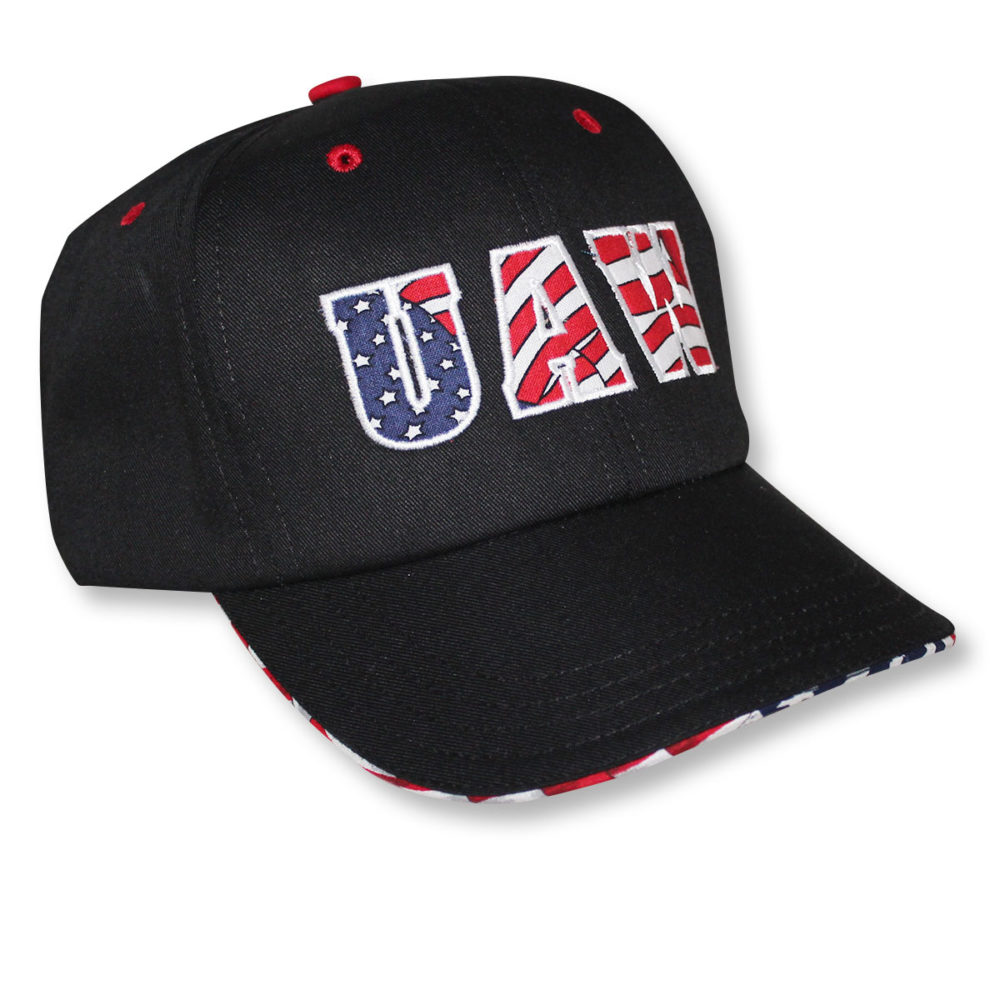6 Panel Twiil Usa Flag Sandwich Bill 1200