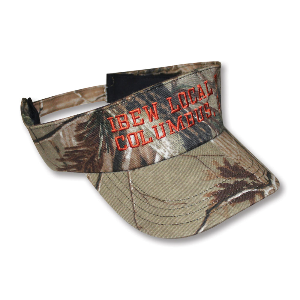 Union Made Camo Sun Visor
