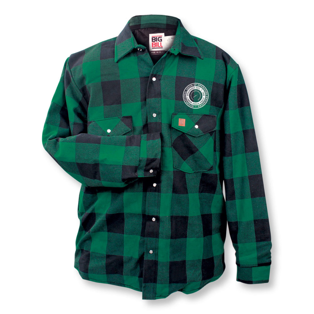 Fl04 Button Up Flannel With Logo 1200