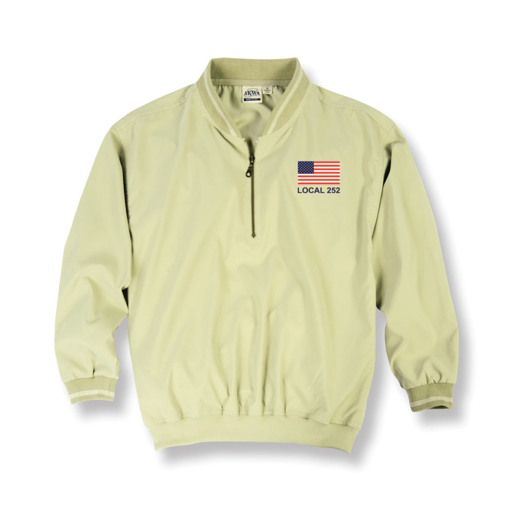 Usa Made Microfiber Quarter Zip Windshirt