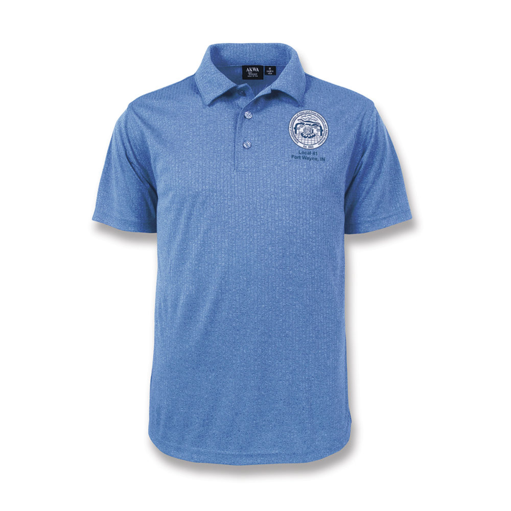 Usa Made Reflective Screen Print Polo