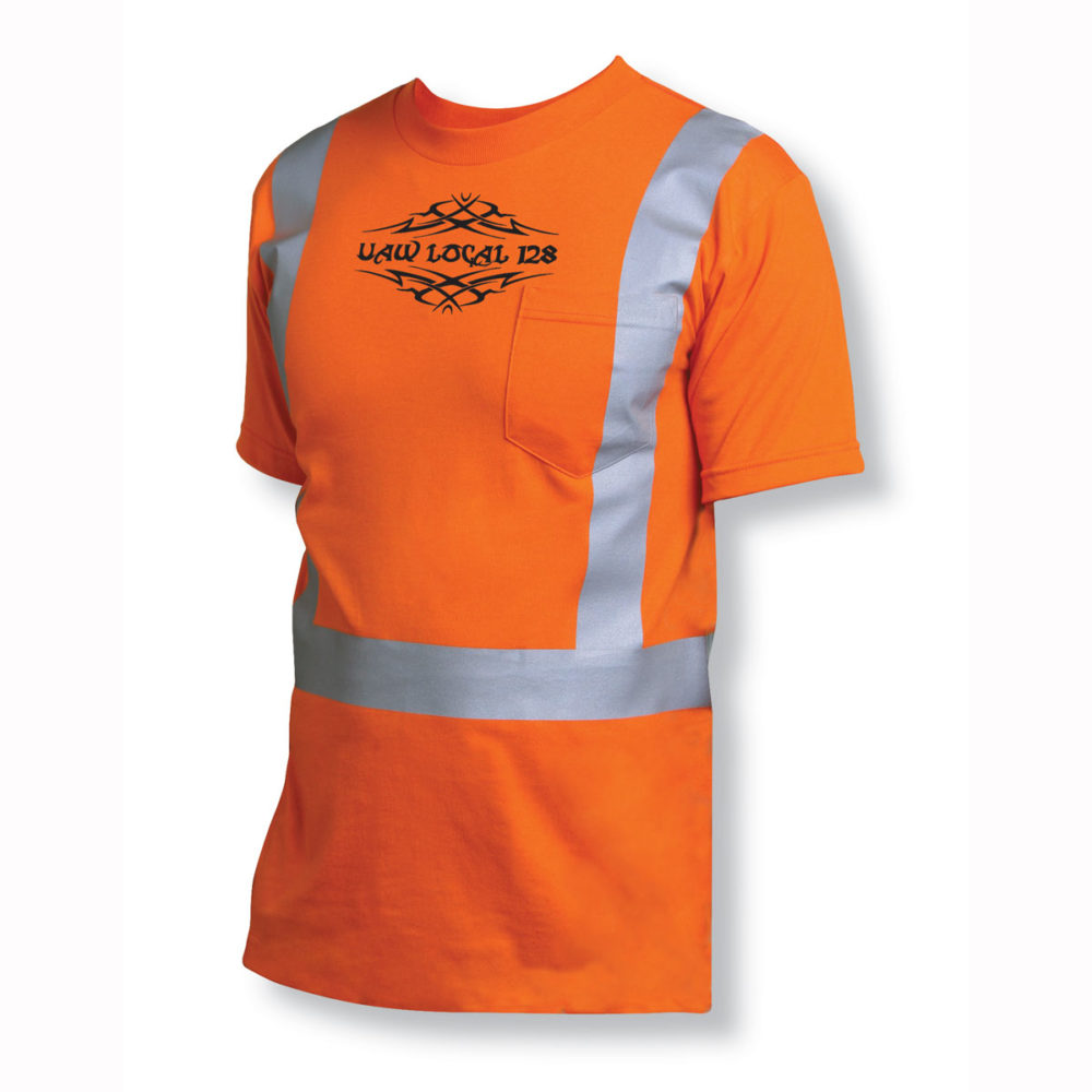 Usa Made Reflective Striping Heavyweight T-Shirt