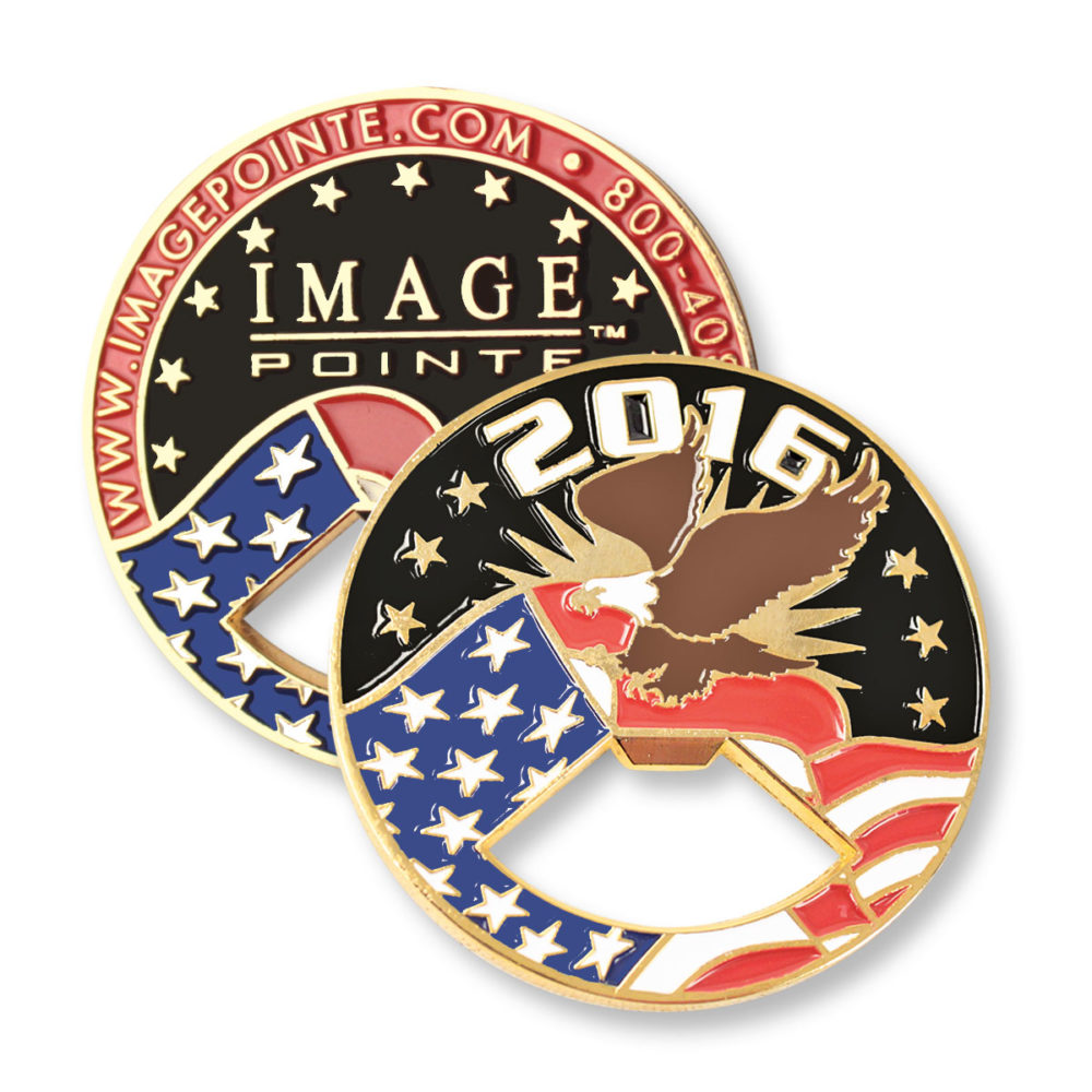 Union Made Bottle Opener Challenge Coin