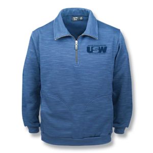 USA Made Tiger Stripe Quarter Zip Jacket