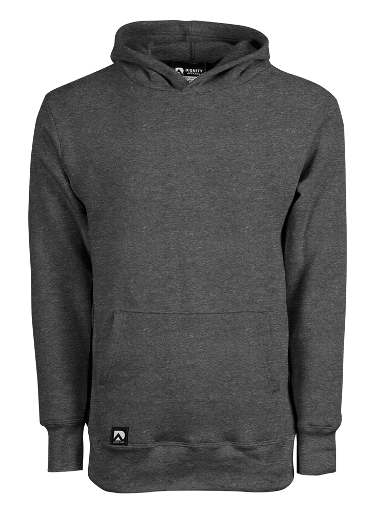 Da Hooded Pullover Charcoal Heather