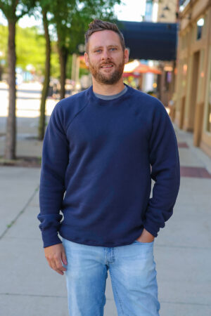 Dignity Apparel Union-Made Raglan Crewneck Sweatshirt