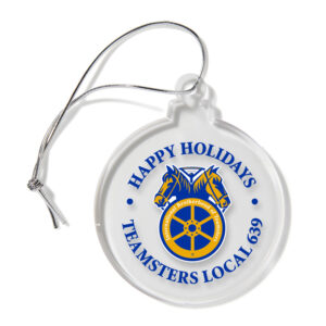 Ball Shaped USA Made Acrylic Ornament