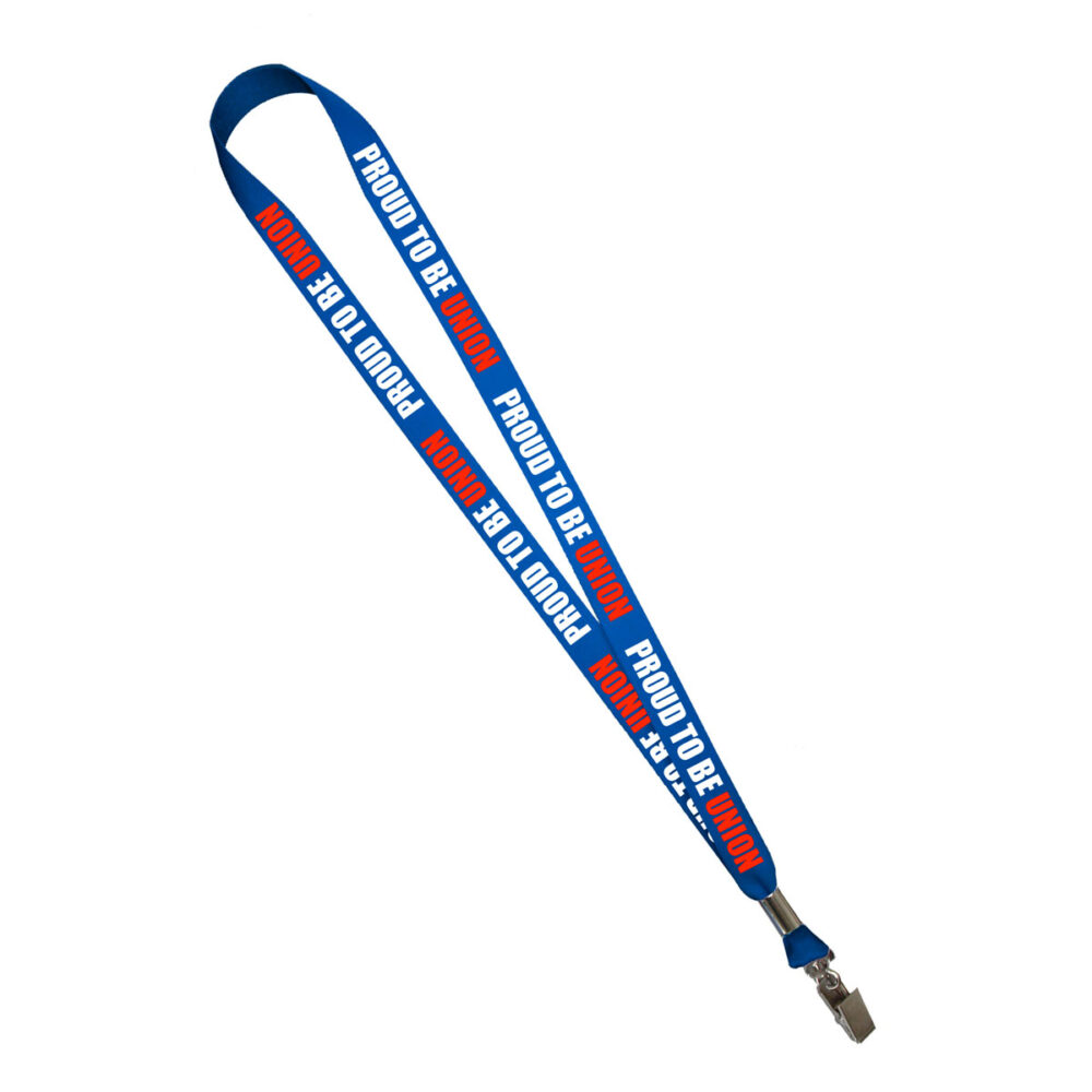 Union Made 3/4&Quot; Dye Sublimated Lanyard