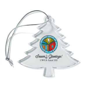 USA Made Acrylic Tree-Shaped Ornament